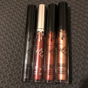 Kylie metal matte lipstick bundle